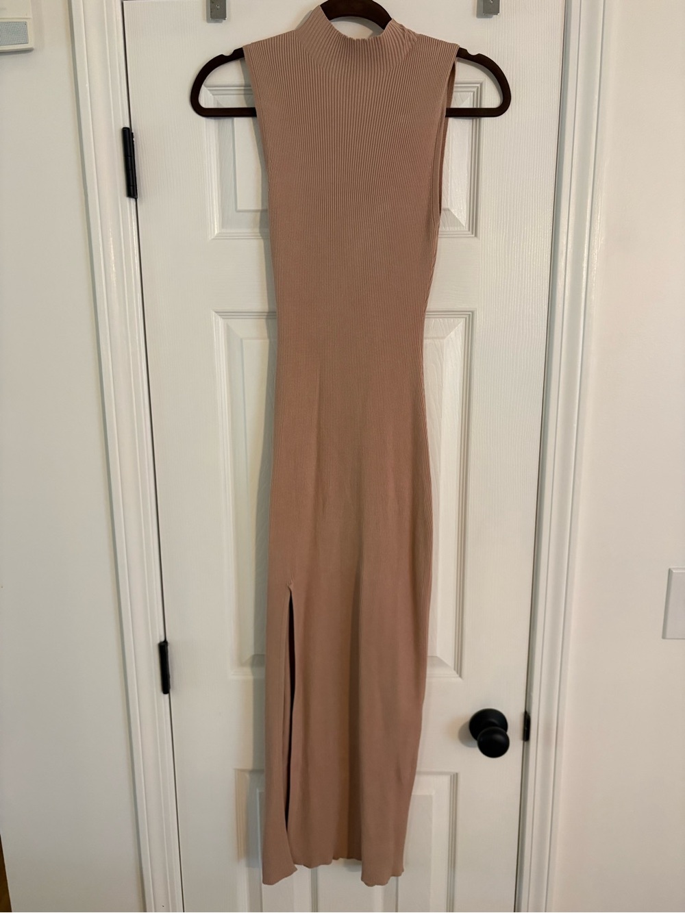 Sleeveless High-Neck Maxi Dress